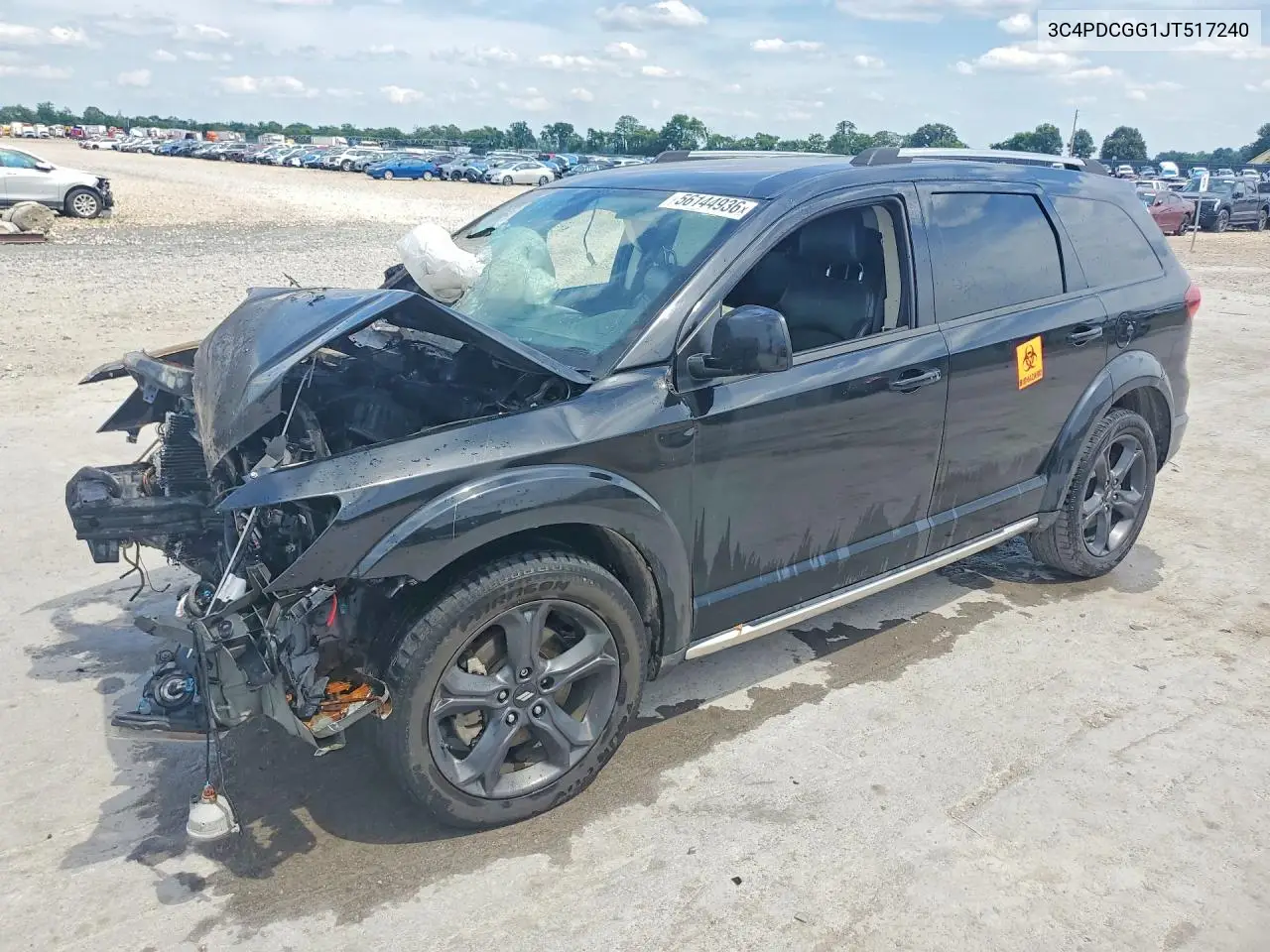 DODGE JOURNEY 2018, VIN 3C4PDCGG1JT517240