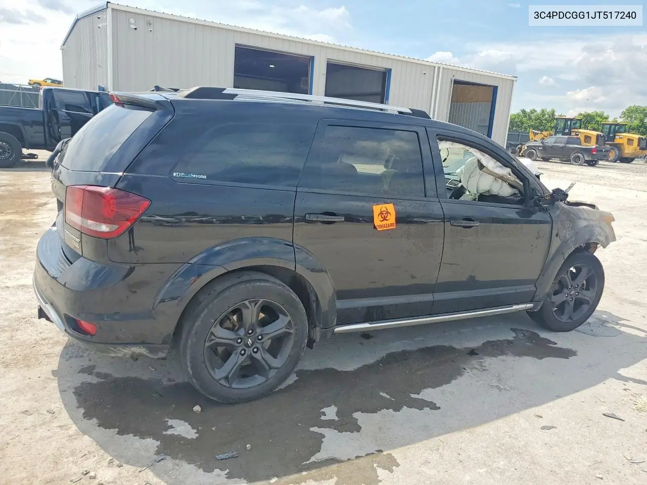 2018 DODGE JOURNEY VIN 3C4PDCGG1JT517240 — фото 3