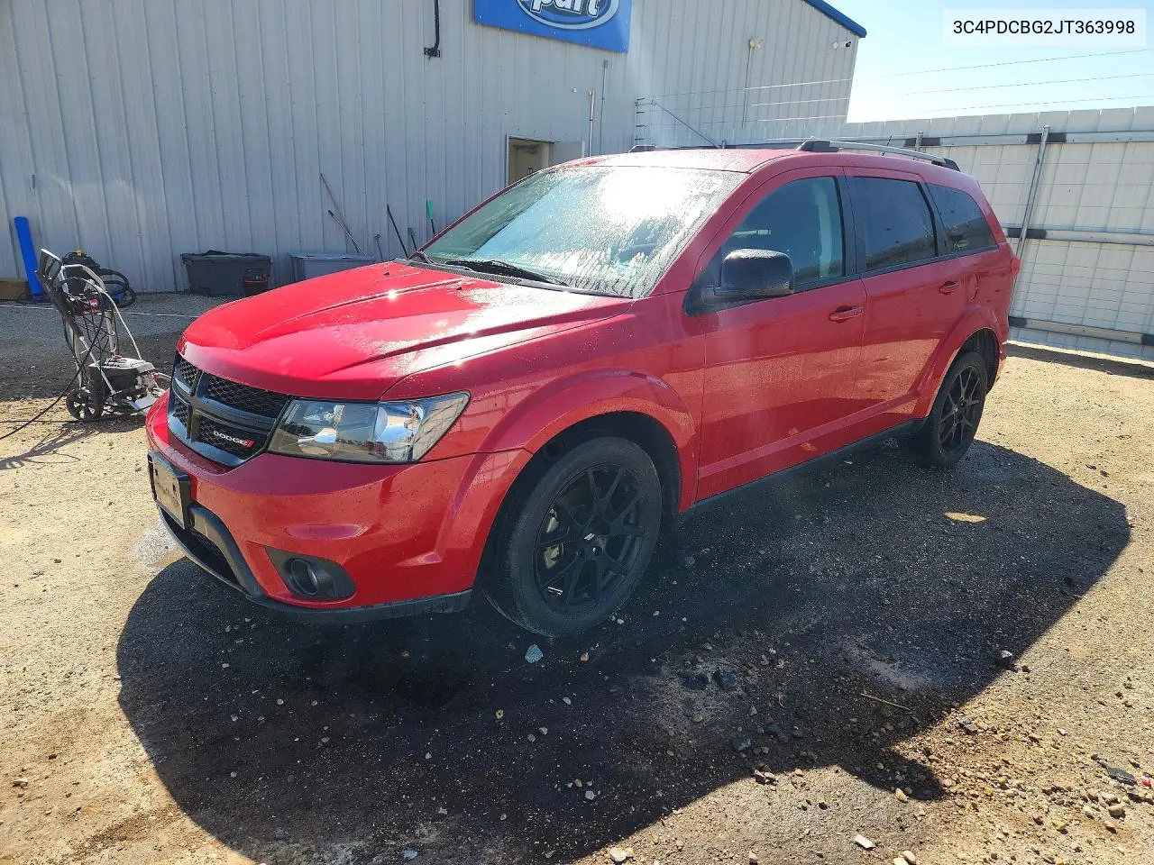 DODGE JOURNEY 2018, VIN 3C4PDCBG2JT363998