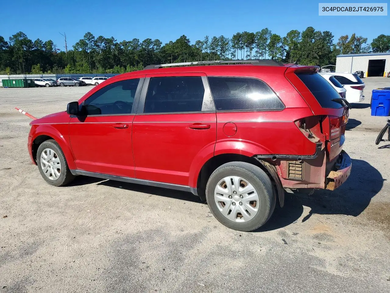 2018 DODGE JOURNEY VIN 3C4PDCAB2JT426975 — фото 2