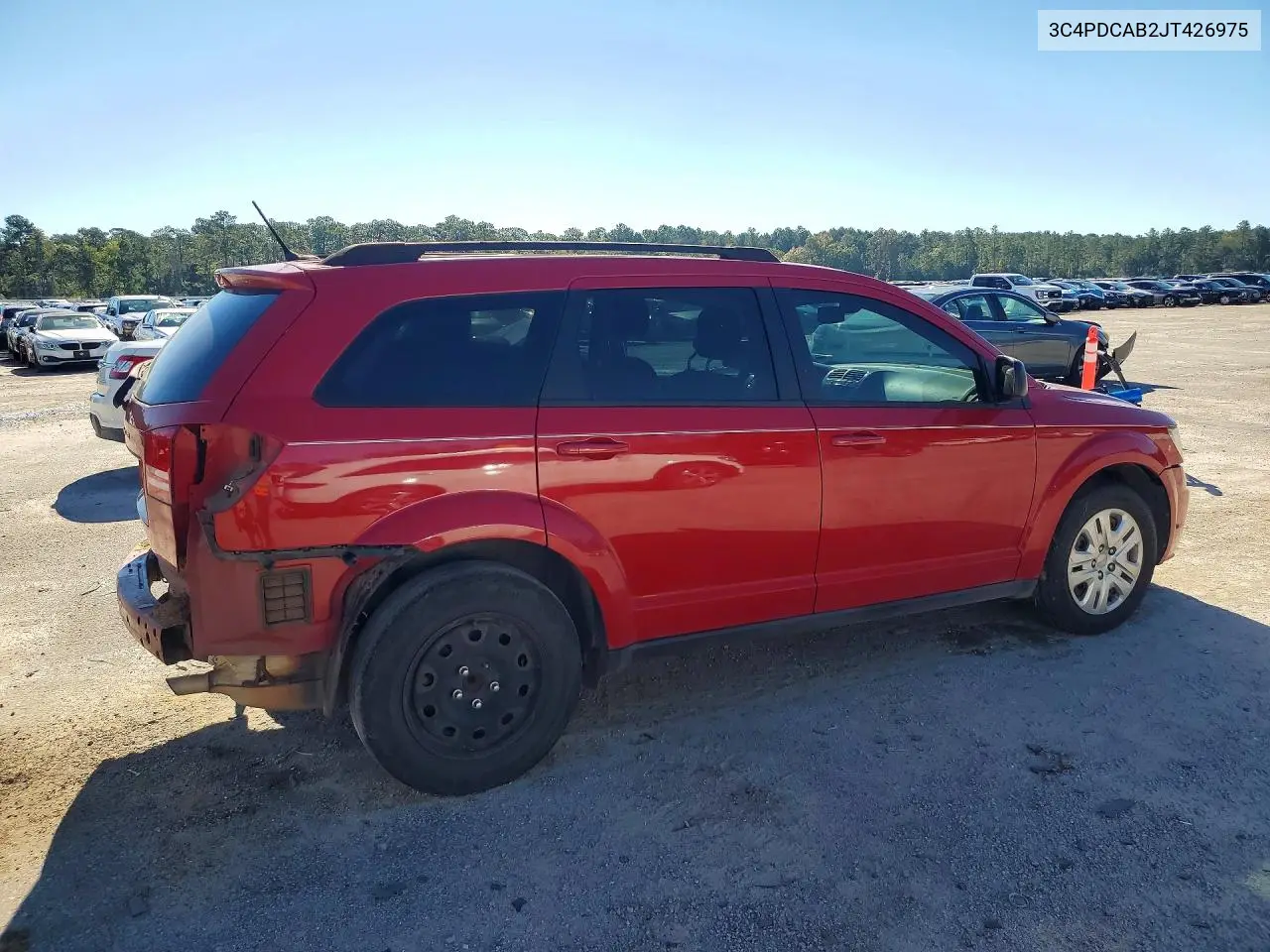 2018 DODGE JOURNEY VIN 3C4PDCAB2JT426975 — фото 3