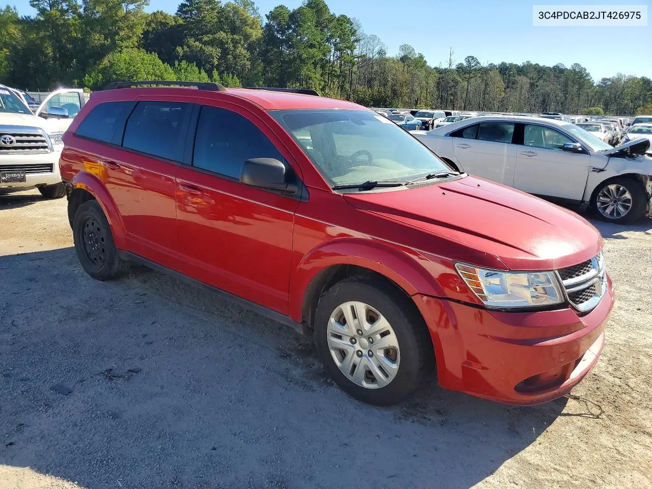 2018 DODGE JOURNEY VIN 3C4PDCAB2JT426975 — фото 4