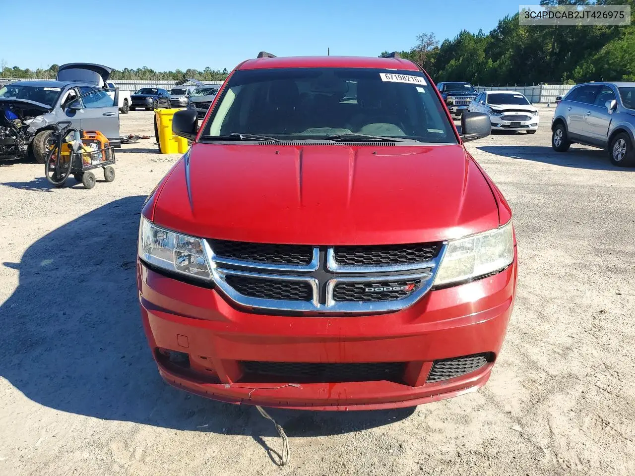 2018 DODGE JOURNEY VIN 3C4PDCAB2JT426975 — фото 5
