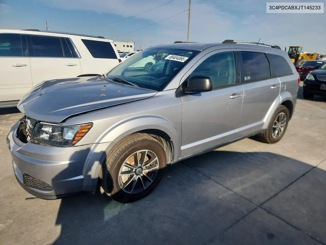 DODGE JOURNEY 2018, VIN 3C4PDCABXJT145233