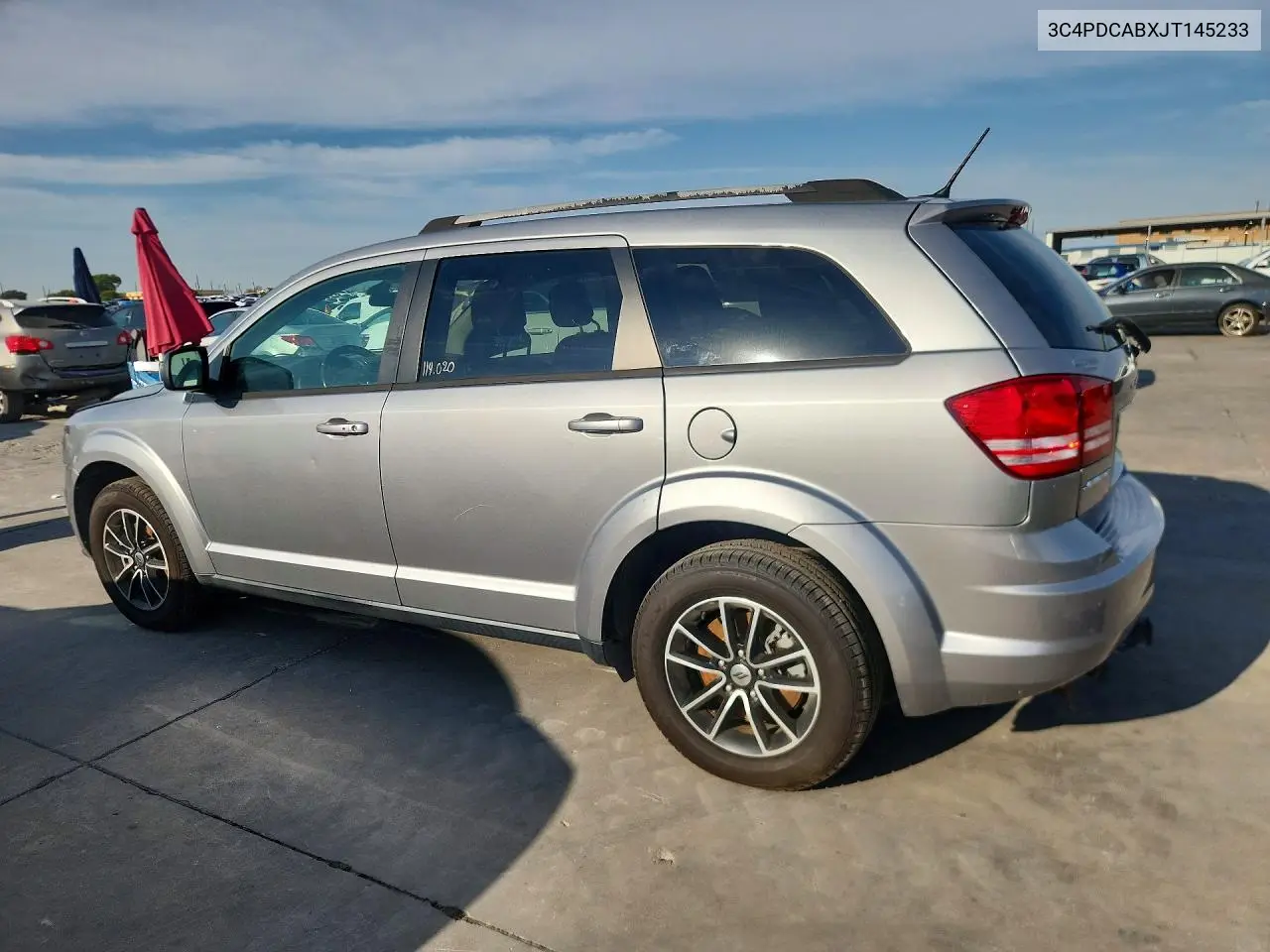 2018 DODGE JOURNEY VIN 3C4PDCABXJT145233 — фото 2