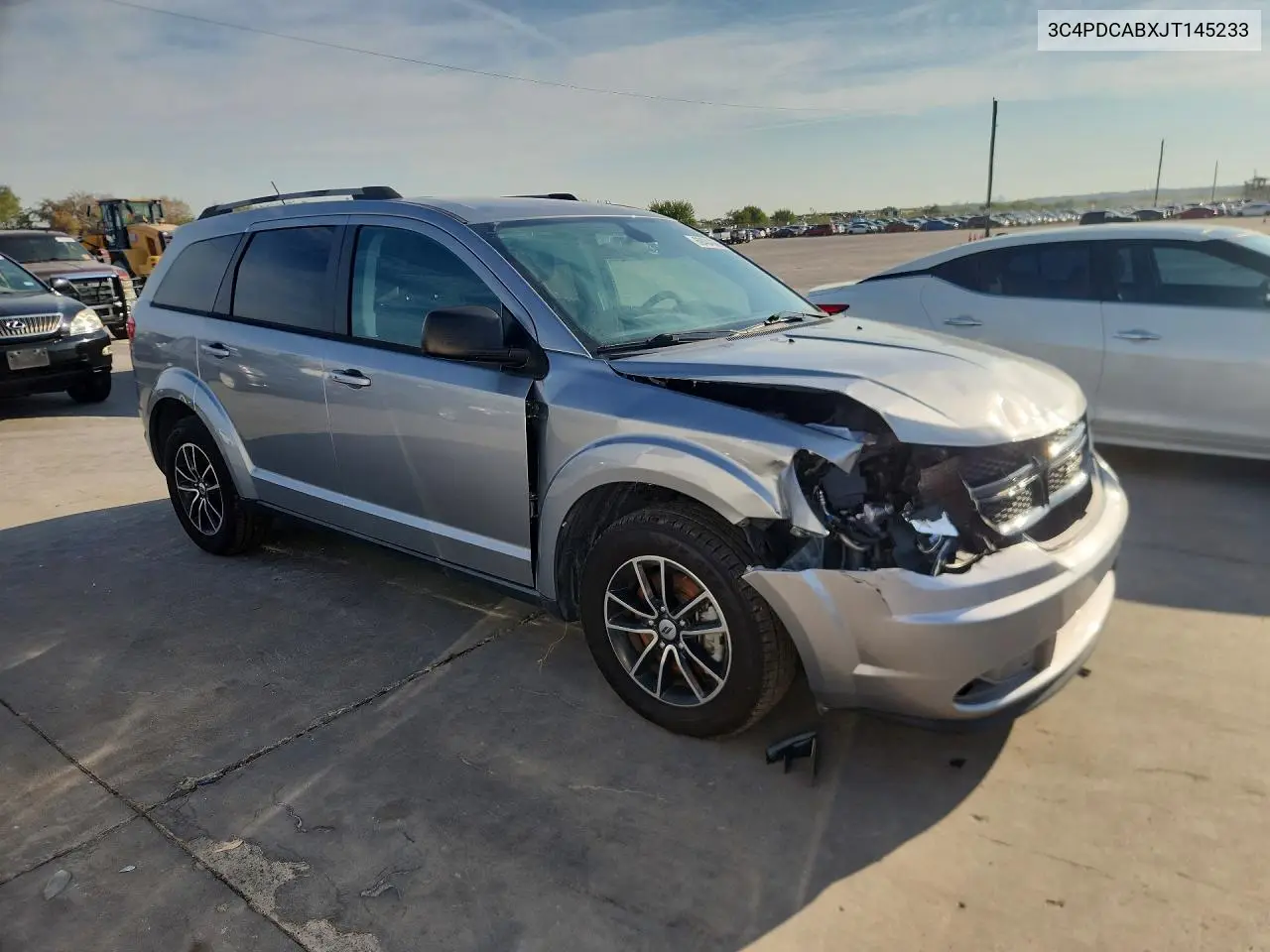 2018 DODGE JOURNEY VIN 3C4PDCABXJT145233 — фото 4