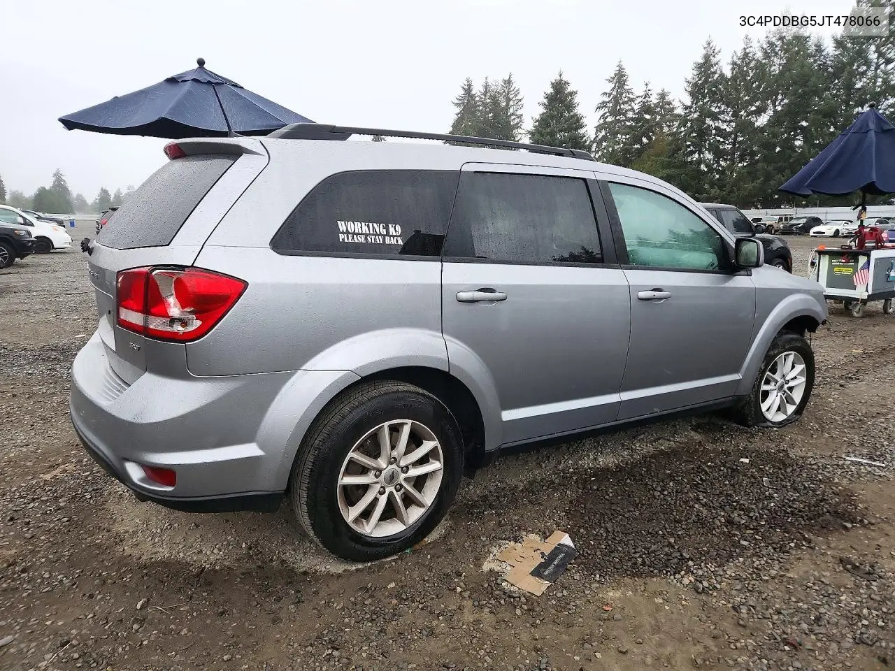 2018 DODGE JOURNEY VIN 3C4PDDBG5JT478066 — фото 3