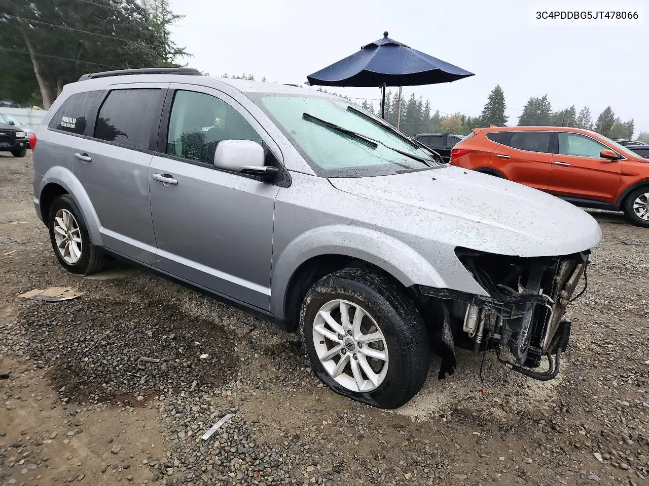 2018 DODGE JOURNEY VIN 3C4PDDBG5JT478066 — фото 4