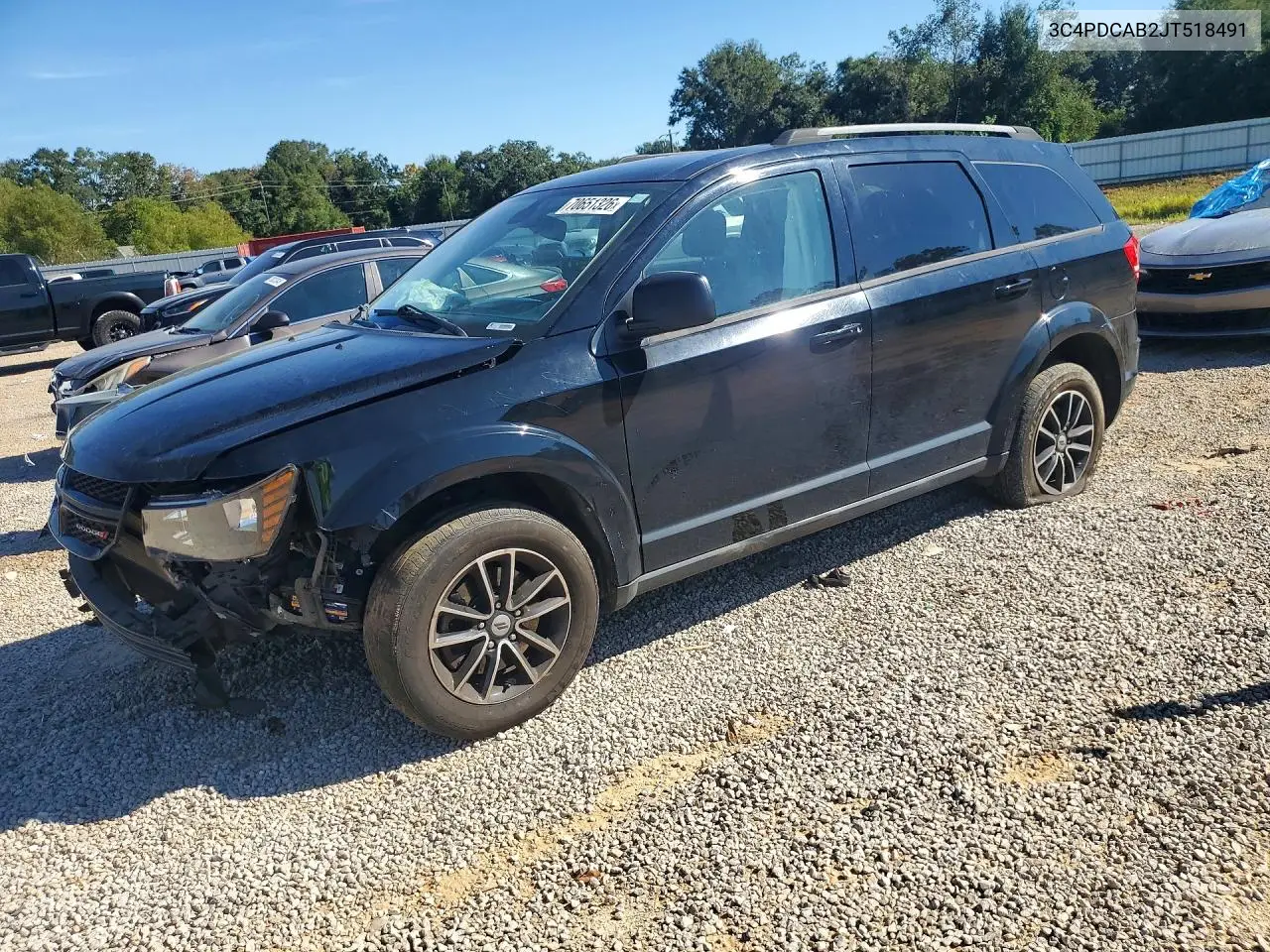 DODGE JOURNEY 2018, VIN 3C4PDCAB2JT518491