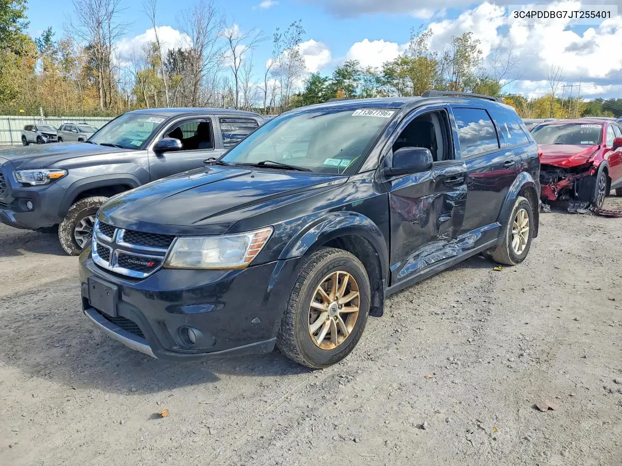 DODGE JOURNEY 2018, VIN 3C4PDDBG7JT255401