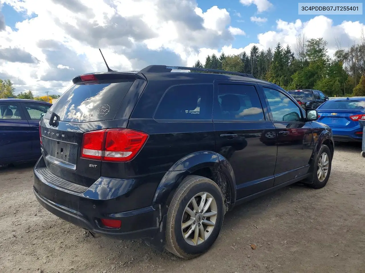 2018 DODGE JOURNEY VIN 3C4PDDBG7JT255401 — фото 3