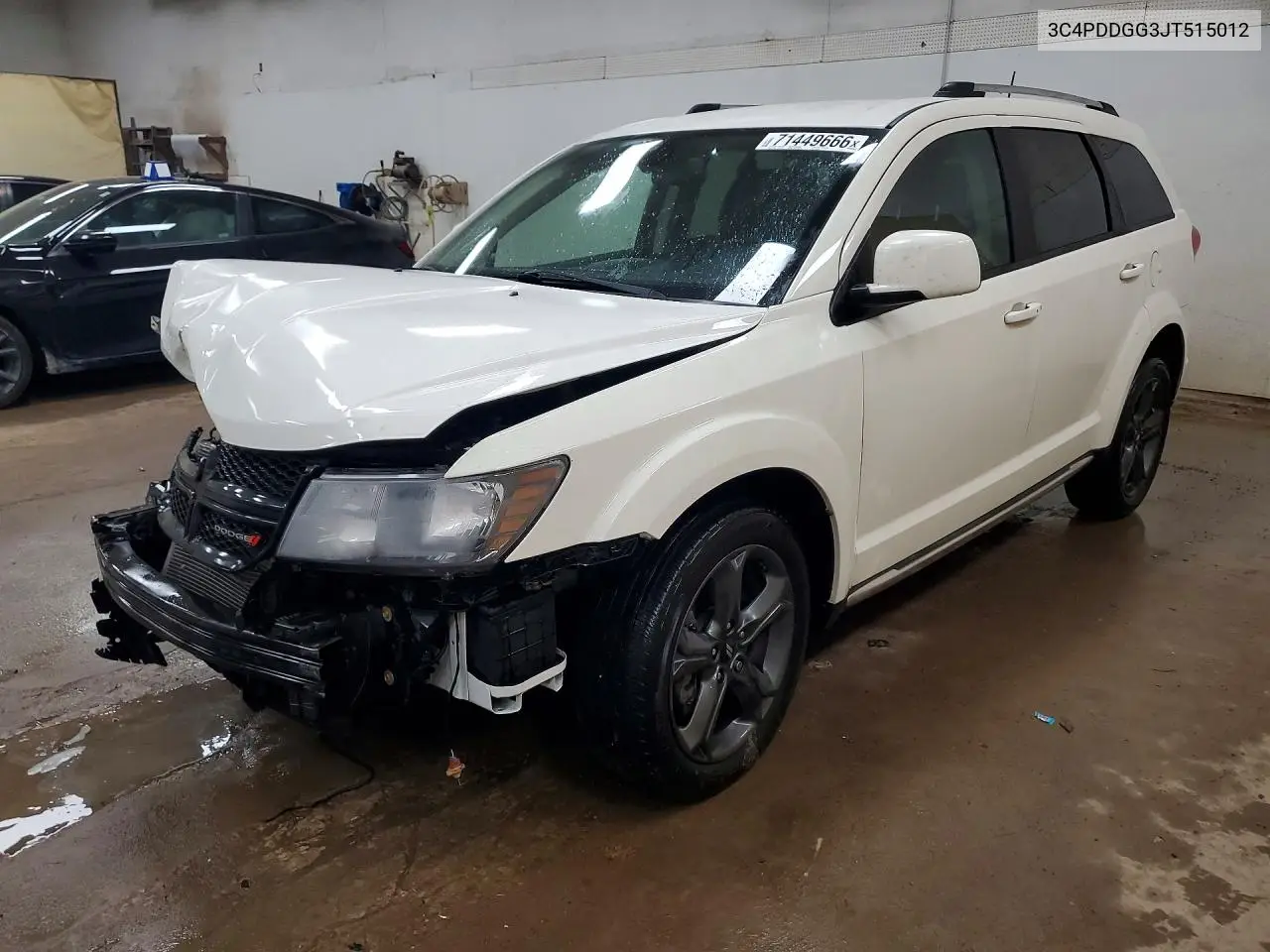 DODGE JOURNEY 2018, VIN 3C4PDDGG3JT515012