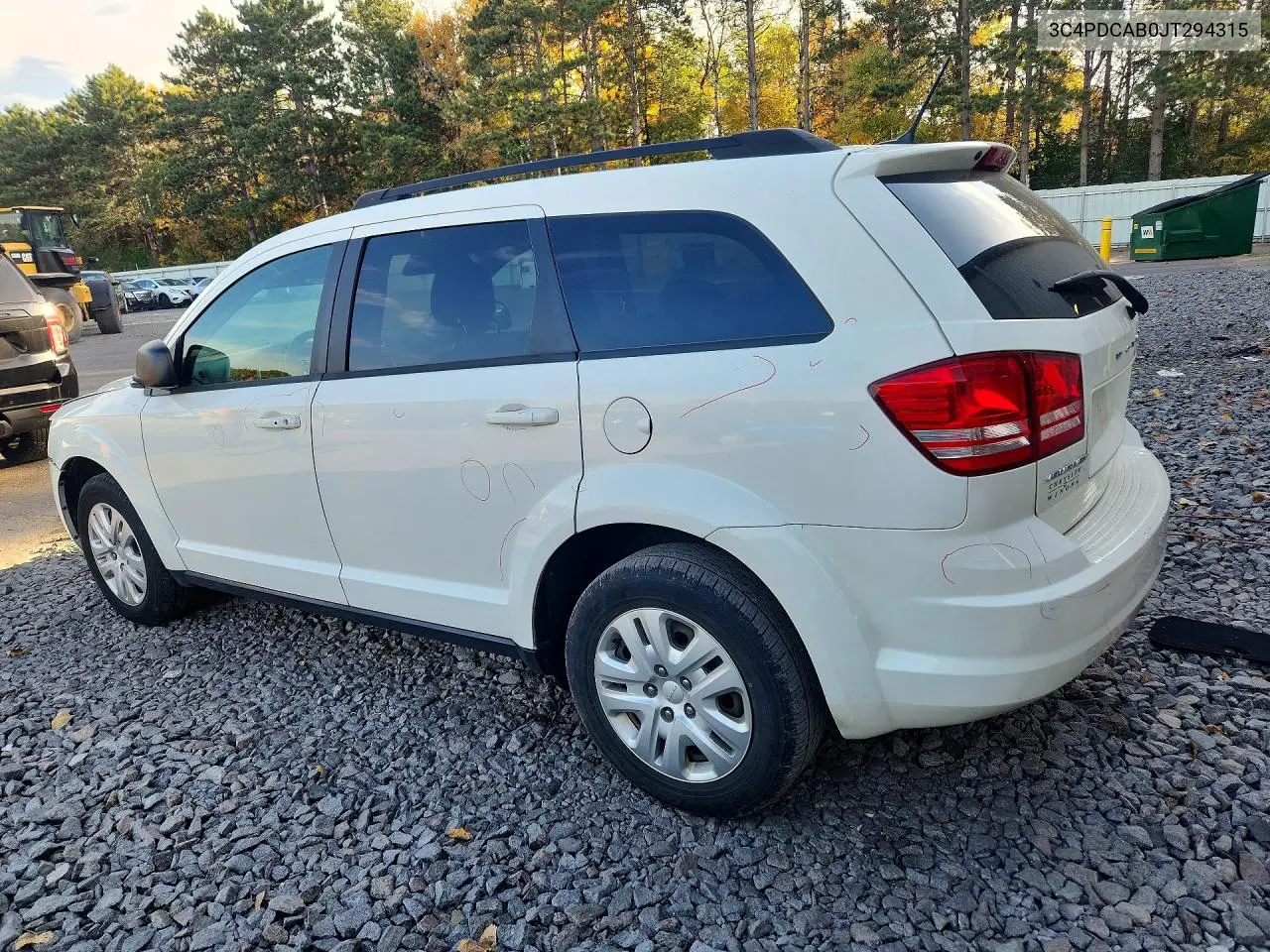 2018 DODGE JOURNEY VIN 3C4PDCAB0JT294315 — фото 2