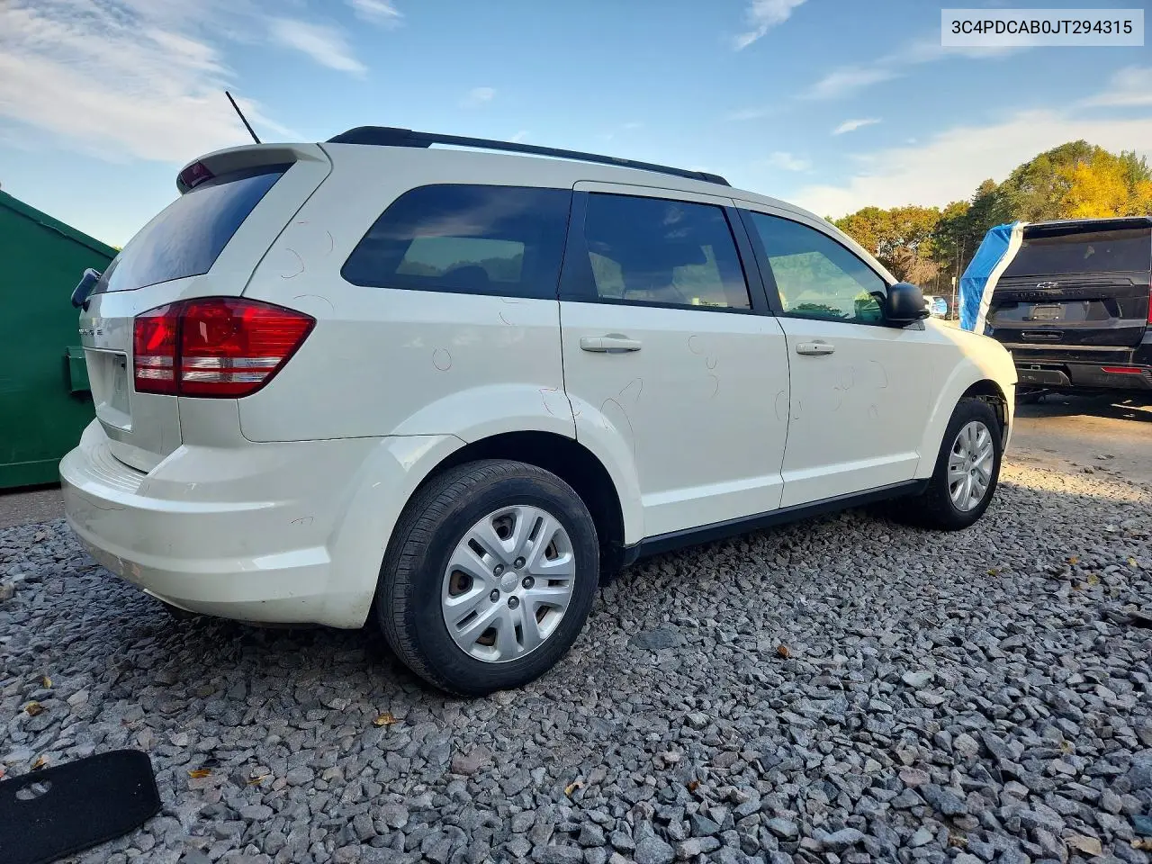 2018 DODGE JOURNEY VIN 3C4PDCAB0JT294315 — фото 3