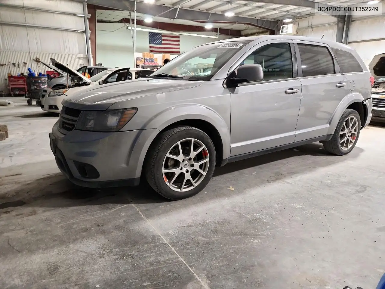 DODGE JOURNEY 2018, VIN 3C4PDCEG0JT352249