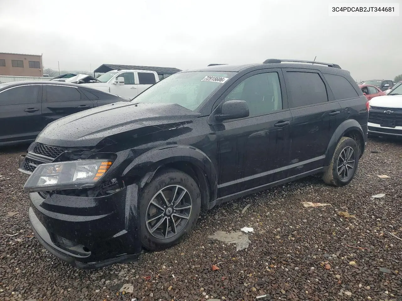 DODGE JOURNEY 2018, VIN 3C4PDCAB2JT344681