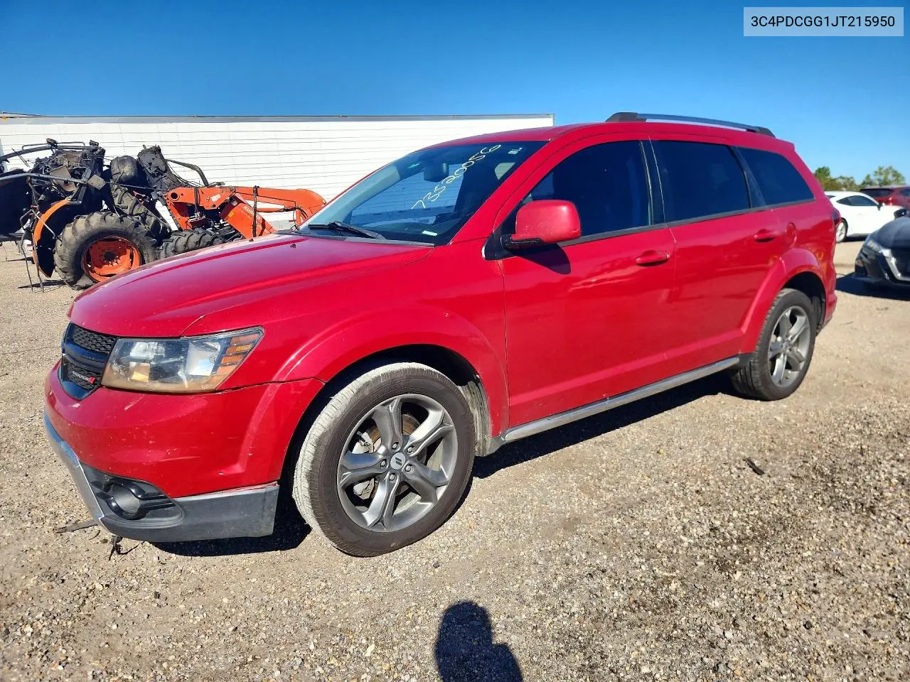 DODGE JOURNEY 2018, VIN 3C4PDCGG1JT215950