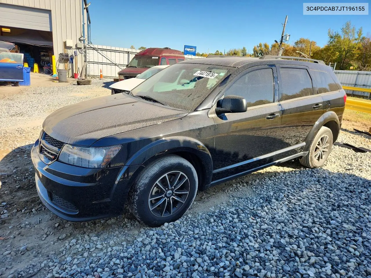 DODGE JOURNEY 2018, VIN 3C4PDCAB7JT196155