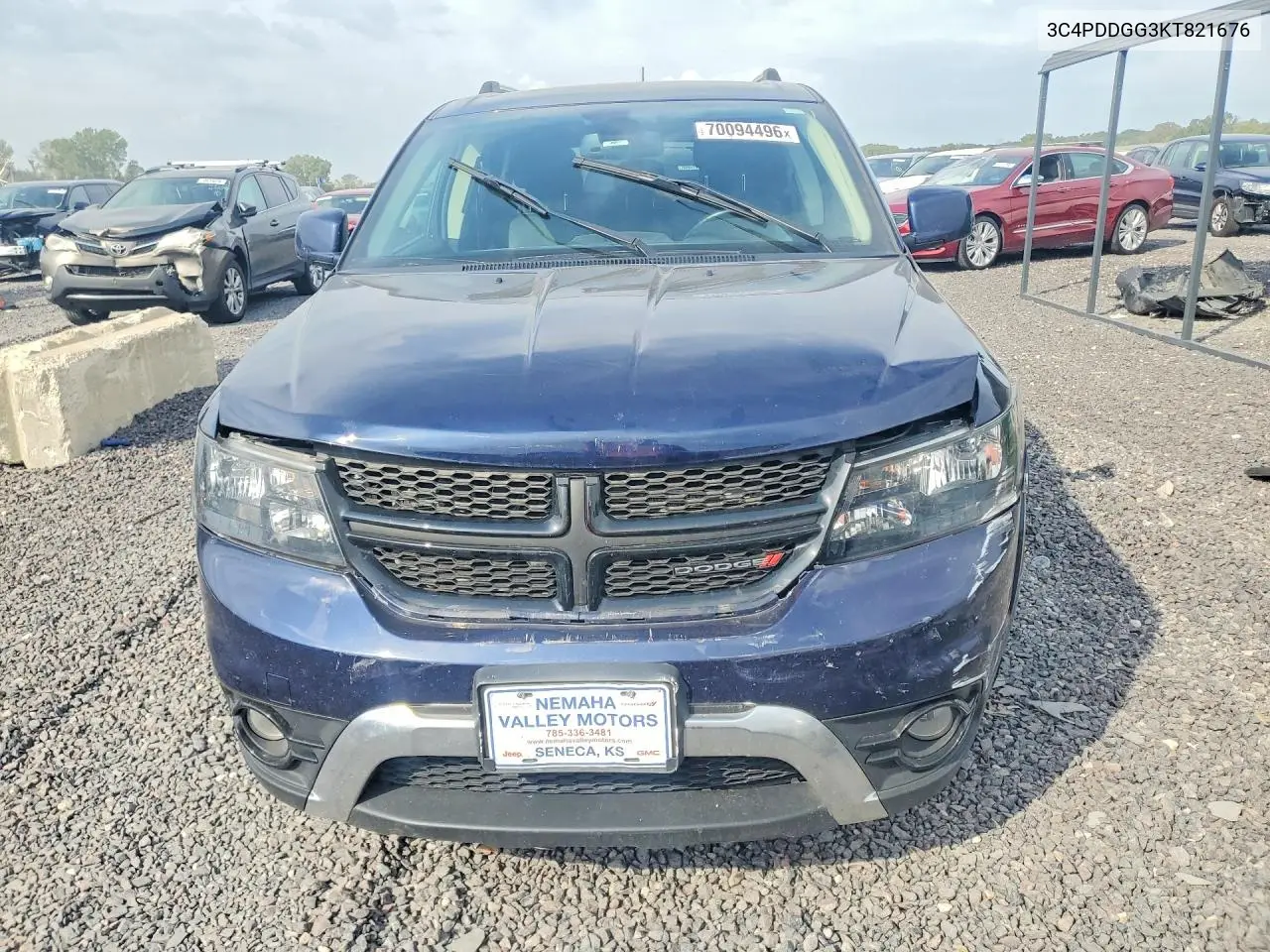2019 DODGE JOURNEY VIN 3C4PDDGG3KT821676 — фото 5