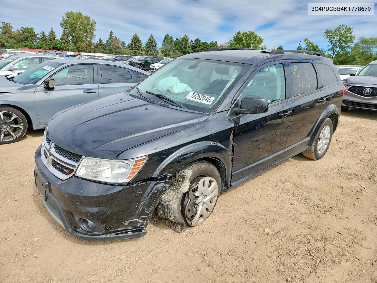 DODGE JOURNEY 2019, VIN 3C4PDCBB4KT778679