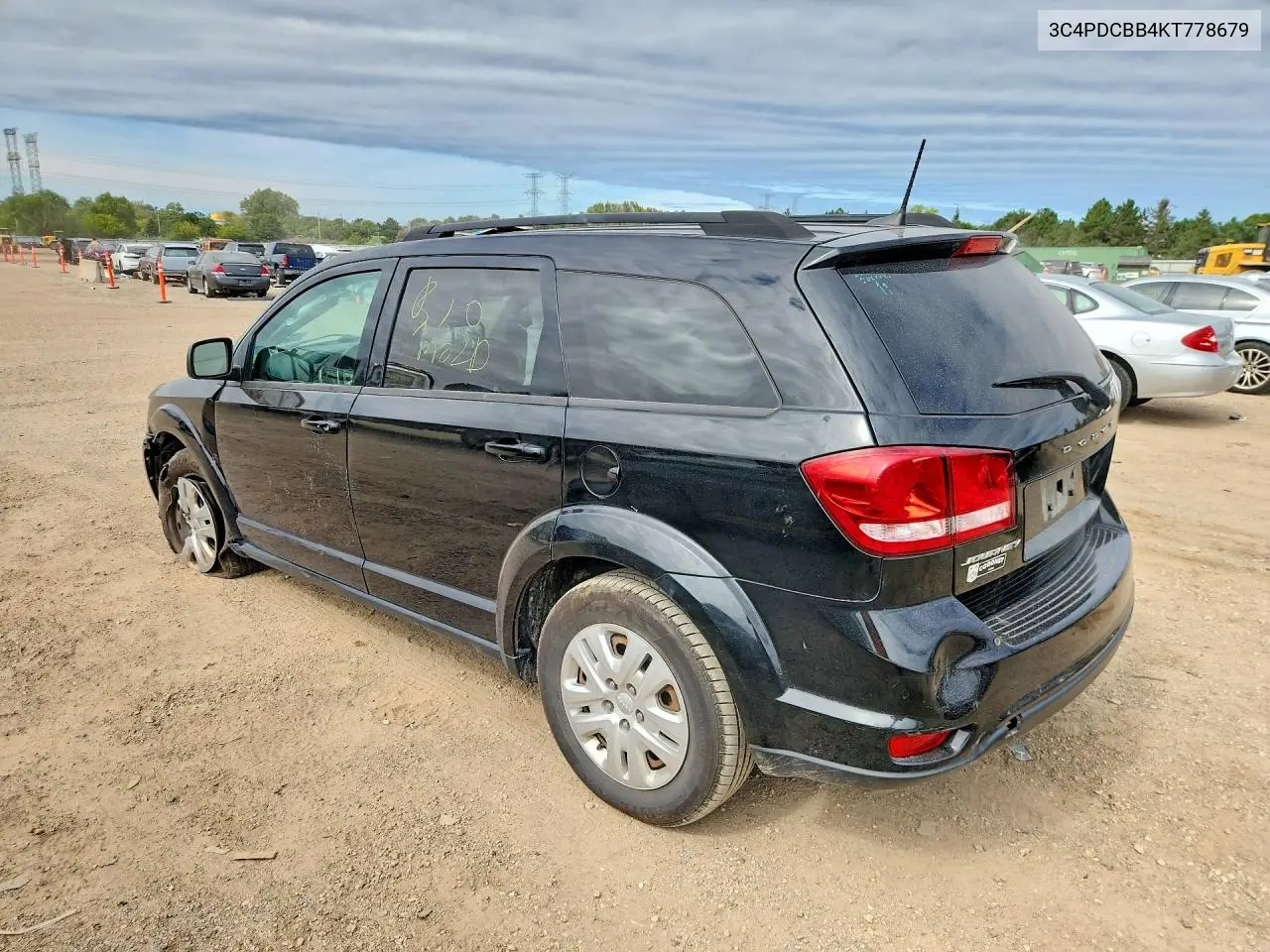 2019 DODGE JOURNEY VIN 3C4PDCBB4KT778679 — фото 2