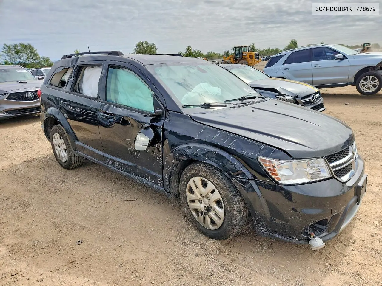 2019 DODGE JOURNEY VIN 3C4PDCBB4KT778679 — фото 4