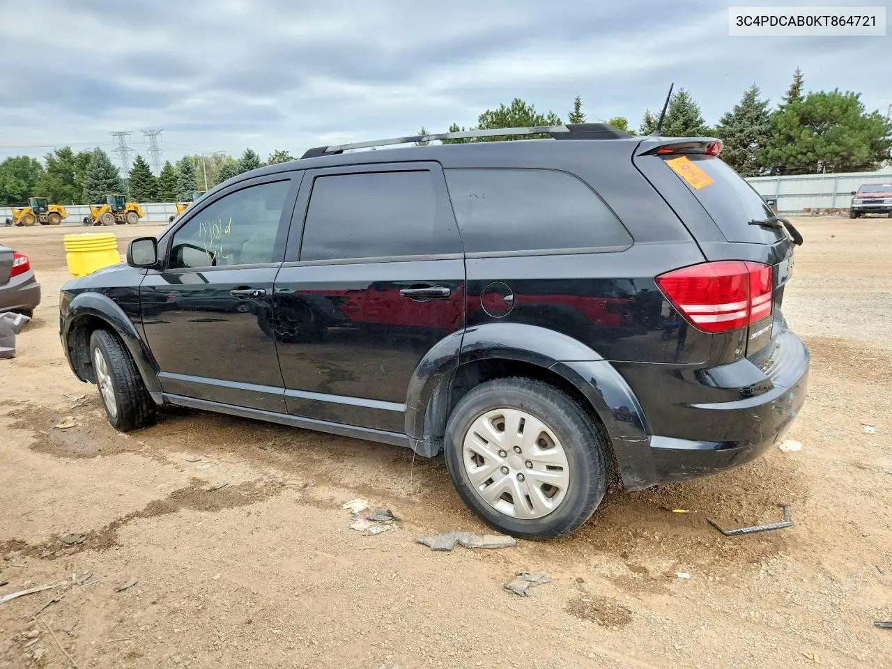 2019 DODGE JOURNEY VIN 3C4PDCAB0KT864721 — фото 2