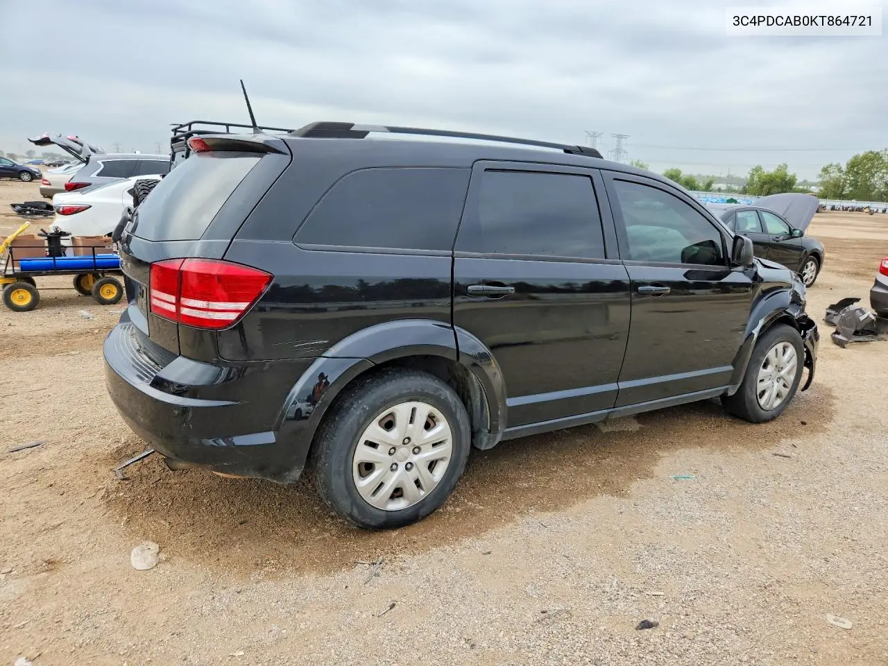 2019 DODGE JOURNEY VIN 3C4PDCAB0KT864721 — фото 3