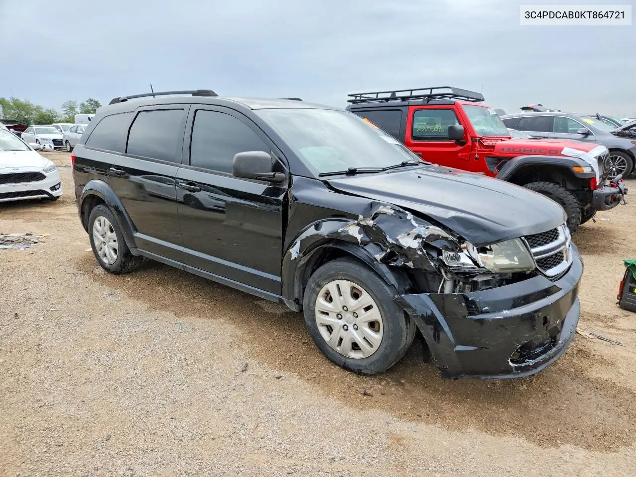 2019 DODGE JOURNEY VIN 3C4PDCAB0KT864721 — фото 4