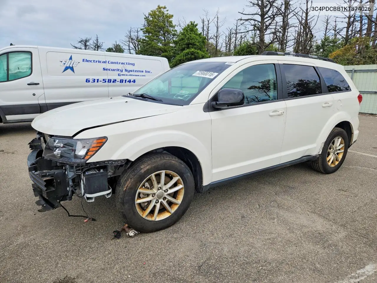 DODGE JOURNEY 2019, VIN 3C4PDCBB1KT874026