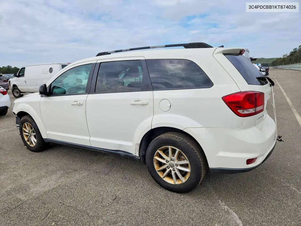 2019 DODGE JOURNEY VIN 3C4PDCBB1KT874026 — фото 2