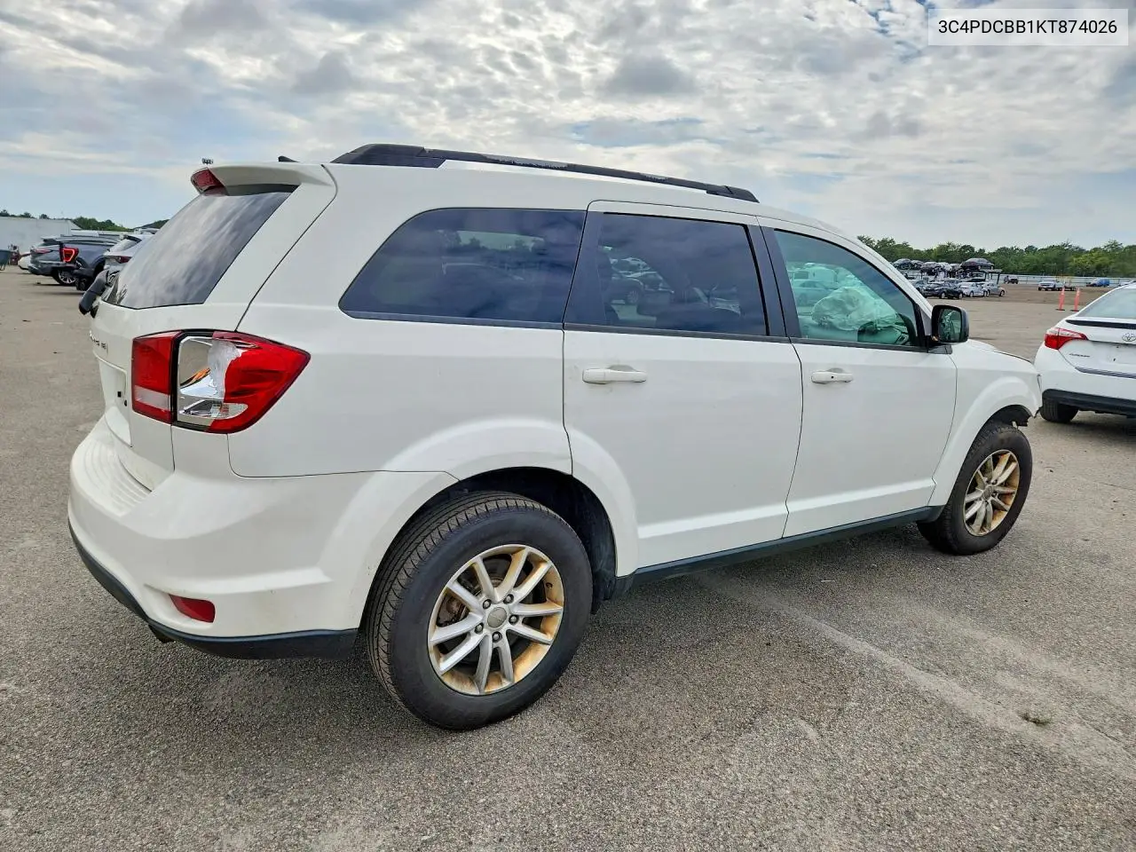 2019 DODGE JOURNEY VIN 3C4PDCBB1KT874026 — фото 3