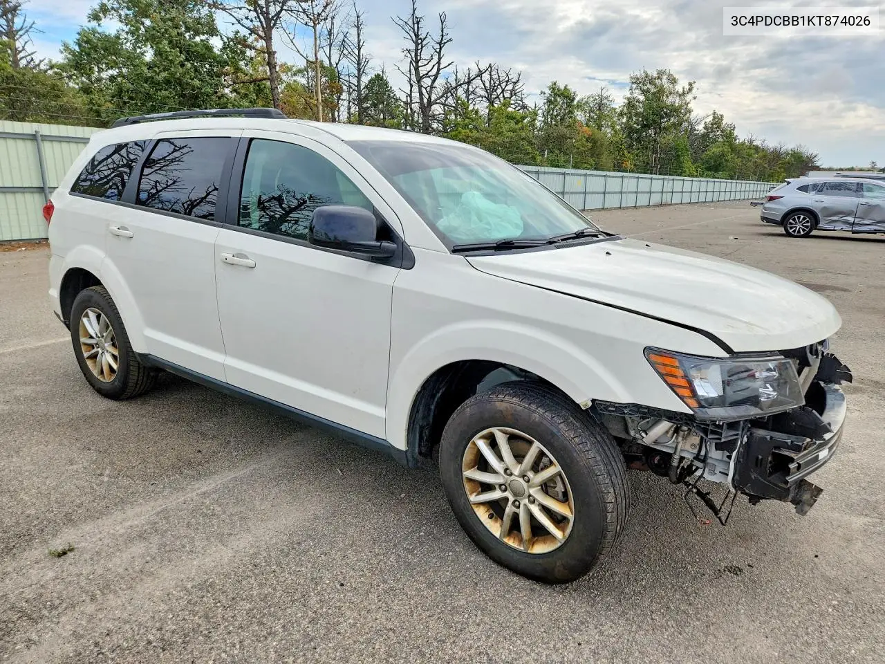 2019 DODGE JOURNEY VIN 3C4PDCBB1KT874026 — фото 4