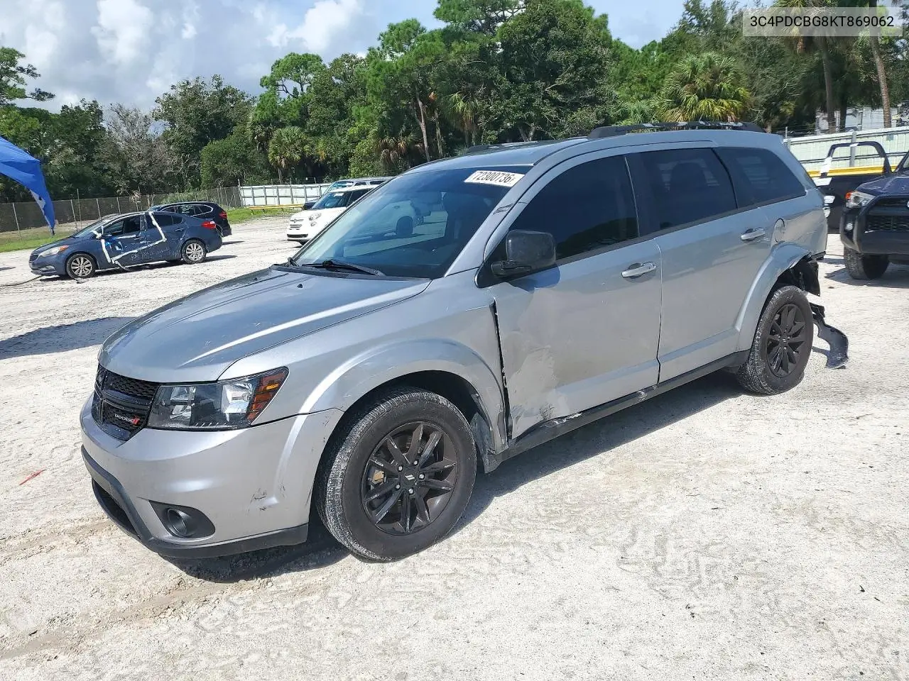 DODGE JOURNEY 2019, VIN 3C4PDCBG8KT869062