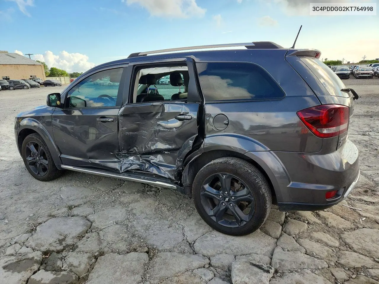 2019 DODGE JOURNEY VIN 3C4PDDGG2KT764998 — фото 2