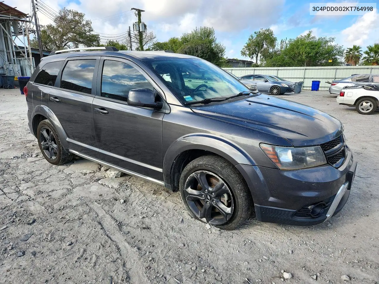 2019 DODGE JOURNEY VIN 3C4PDDGG2KT764998 — фото 4