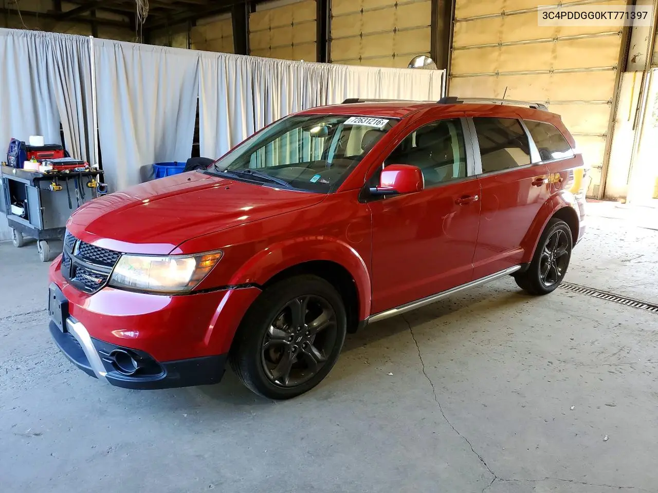 DODGE JOURNEY 2019, VIN 3C4PDDGG0KT771397