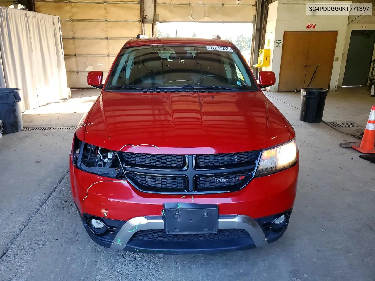 2019 DODGE JOURNEY VIN 3C4PDDGG0KT771397 — фото 5