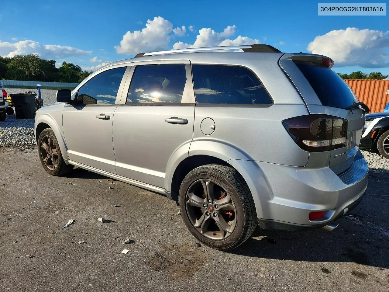 2019 DODGE JOURNEY VIN 3C4PDCGG2KT803616 — фото 2