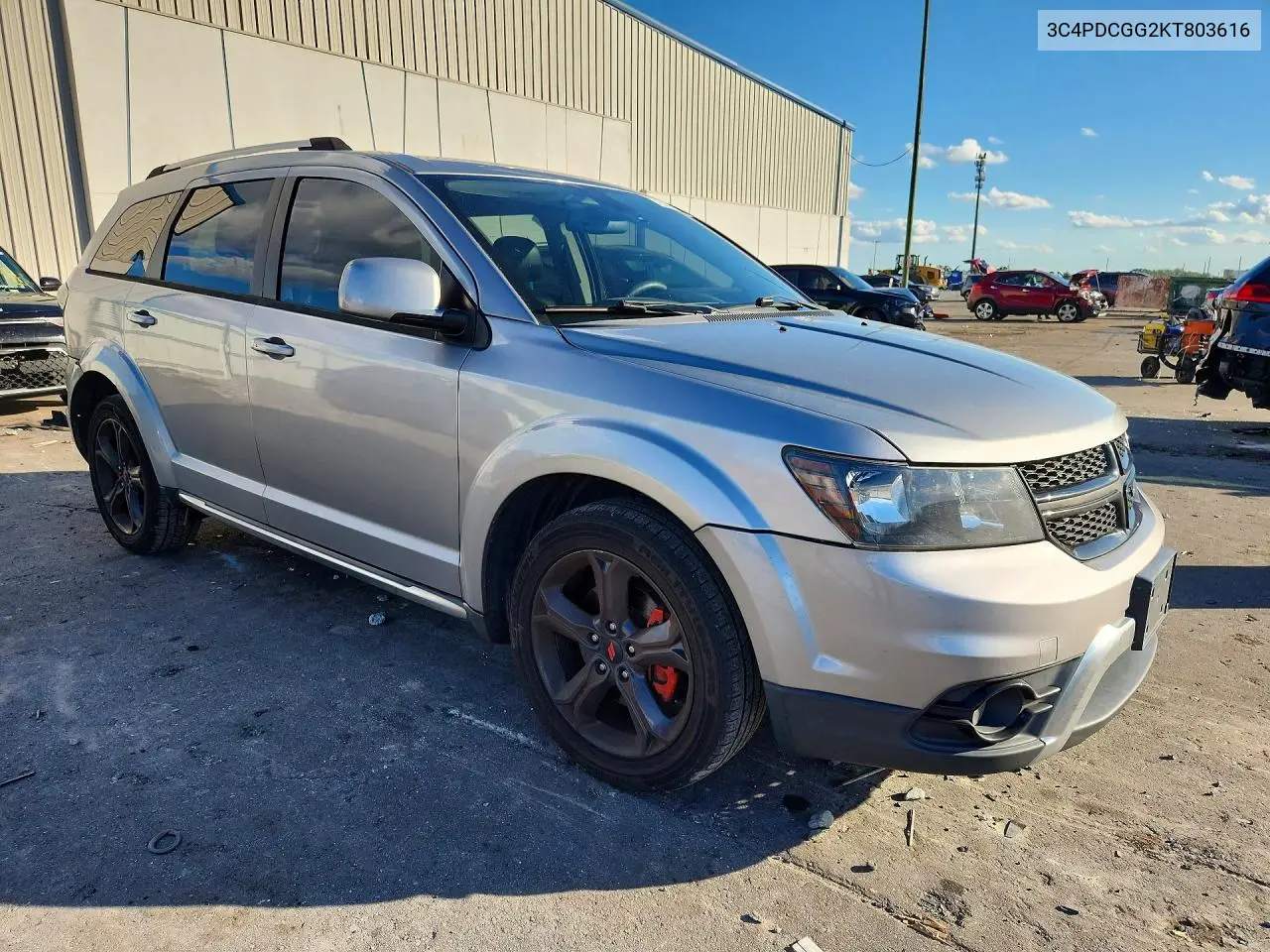 2019 DODGE JOURNEY VIN 3C4PDCGG2KT803616 — фото 4