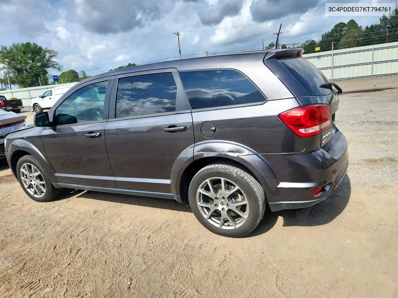 2019 DODGE JOURNEY VIN 3C4PDDEG7KT794761 — фото 2
