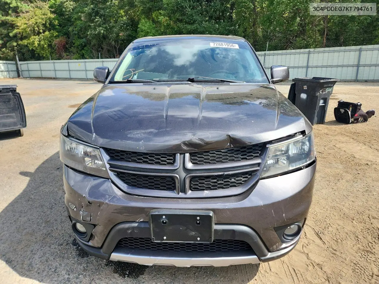 2019 DODGE JOURNEY VIN 3C4PDDEG7KT794761 — фото 5
