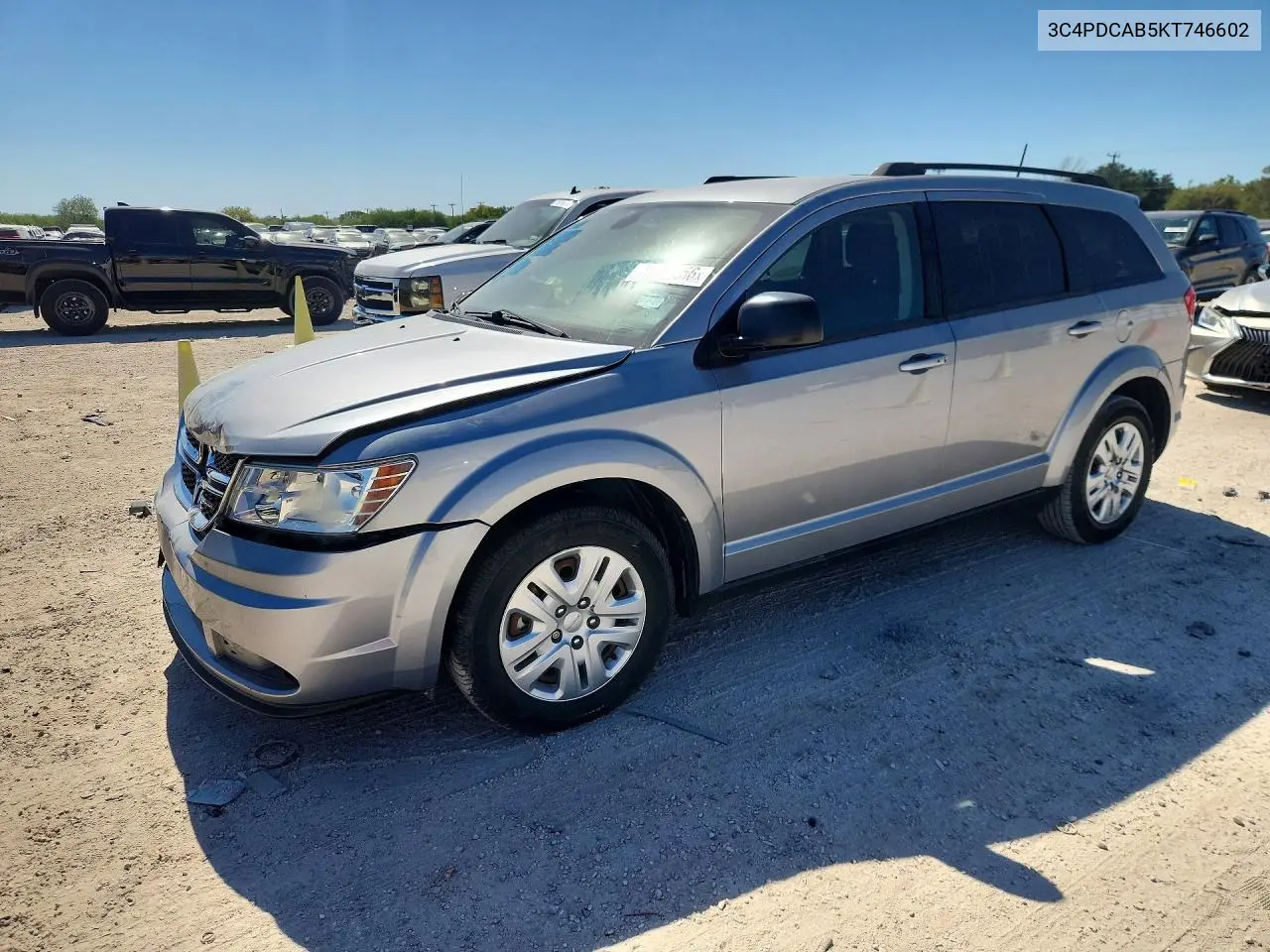 DODGE JOURNEY 2019, VIN 3C4PDCAB5KT746602