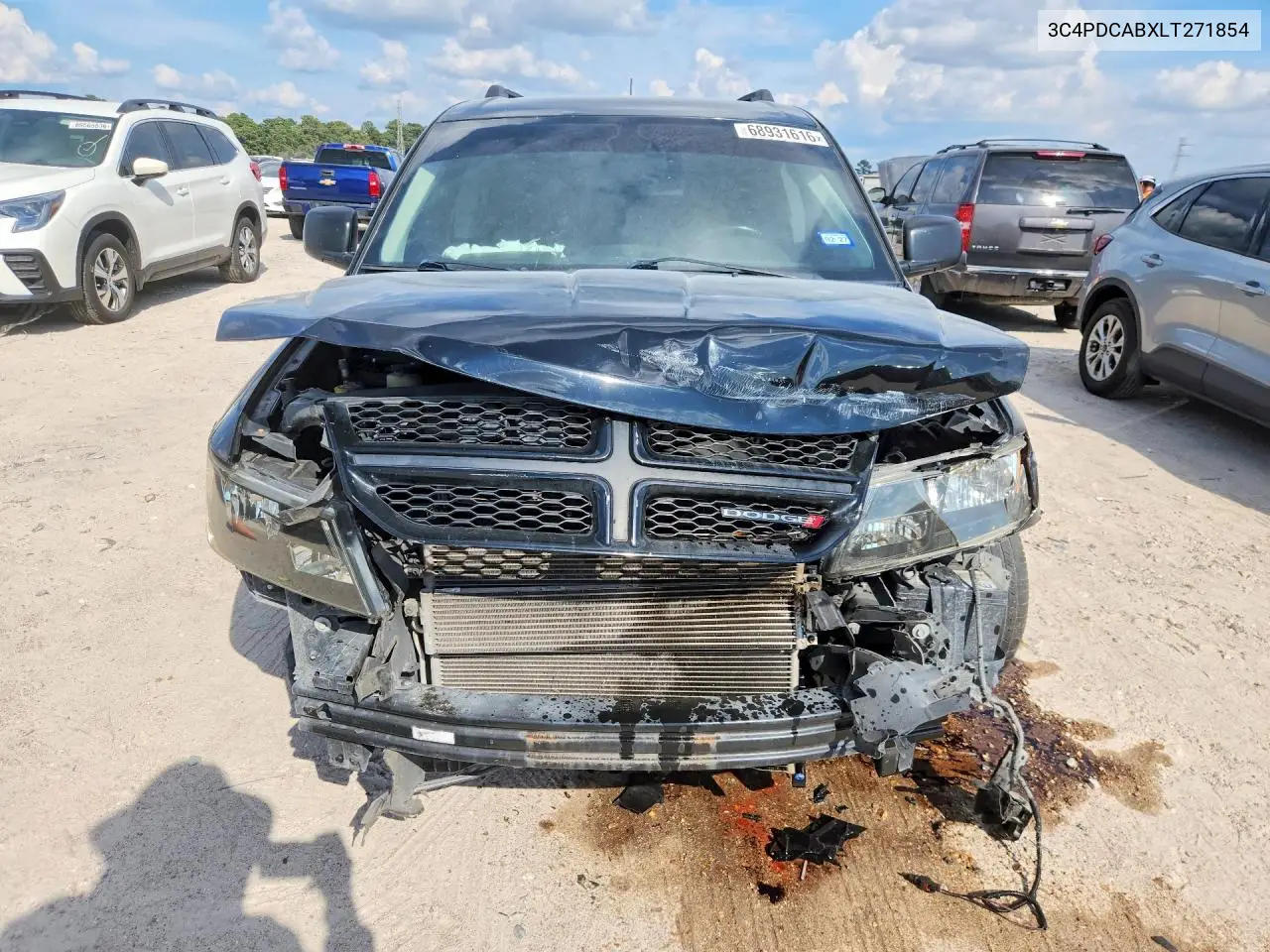 2020 DODGE JOURNEY VIN 3C4PDCABXLT271854 — фото 4