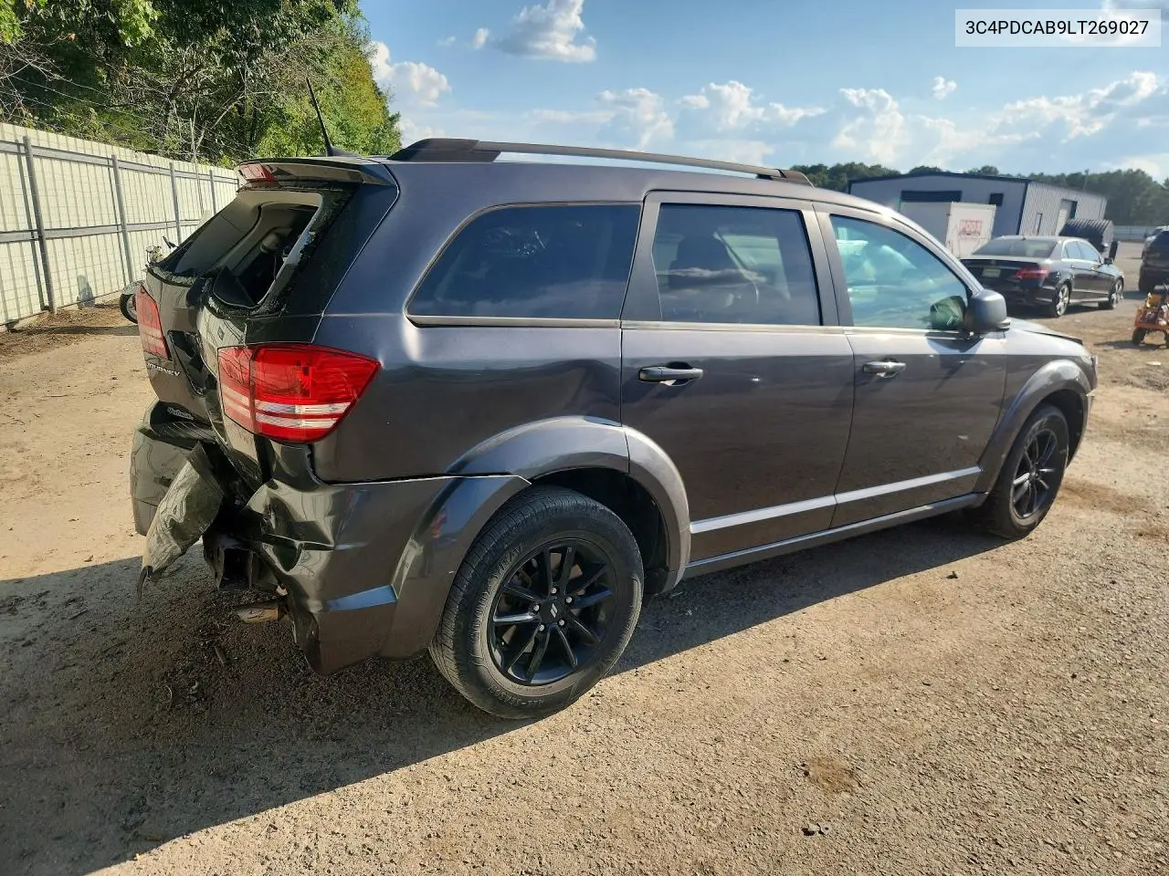 2020 DODGE JOURNEY VIN 3C4PDCAB9LT269027 — фото 3