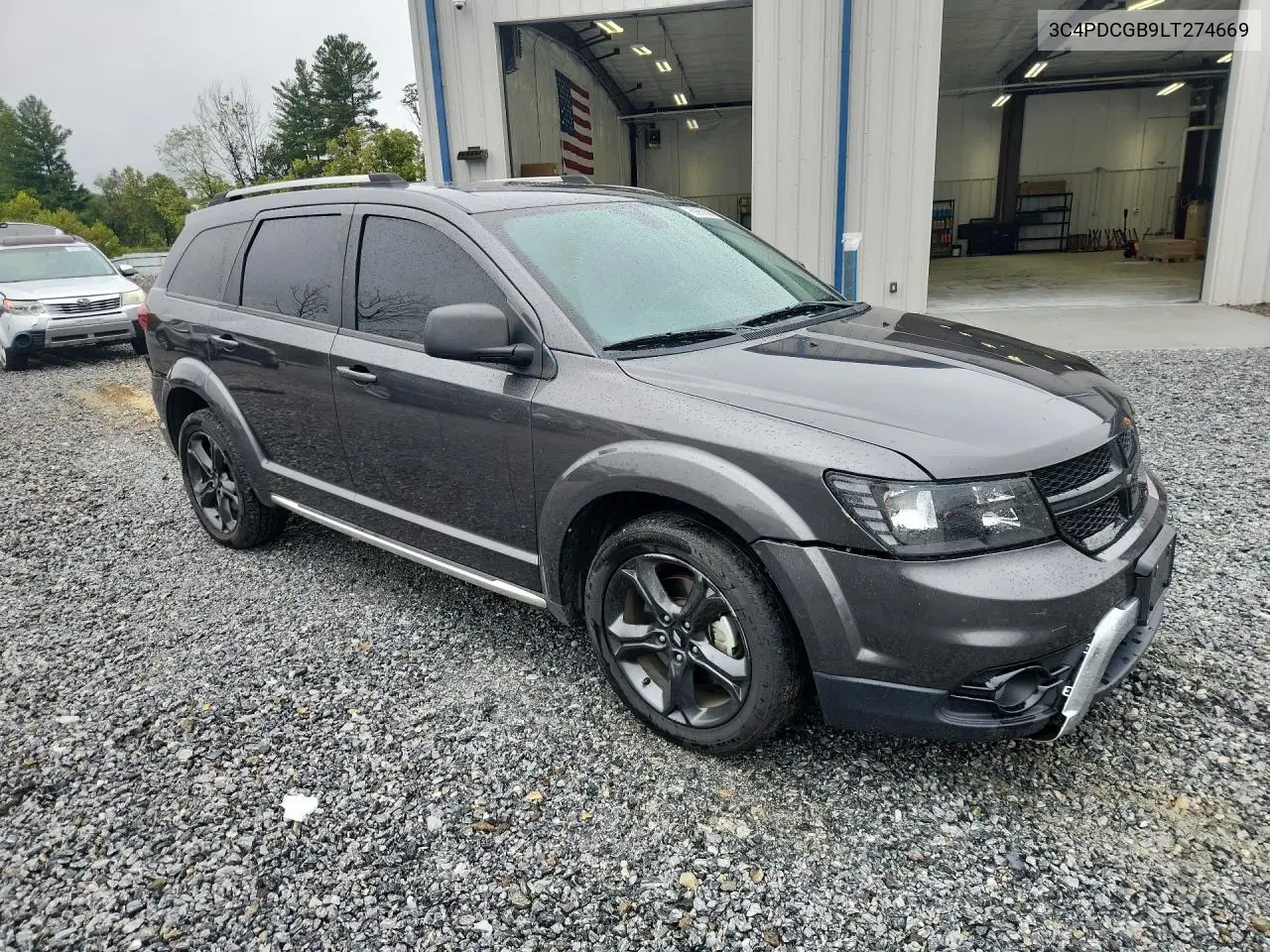 2020 DODGE JOURNEY VIN 3C4PDCGB9LT274669 — фото 4