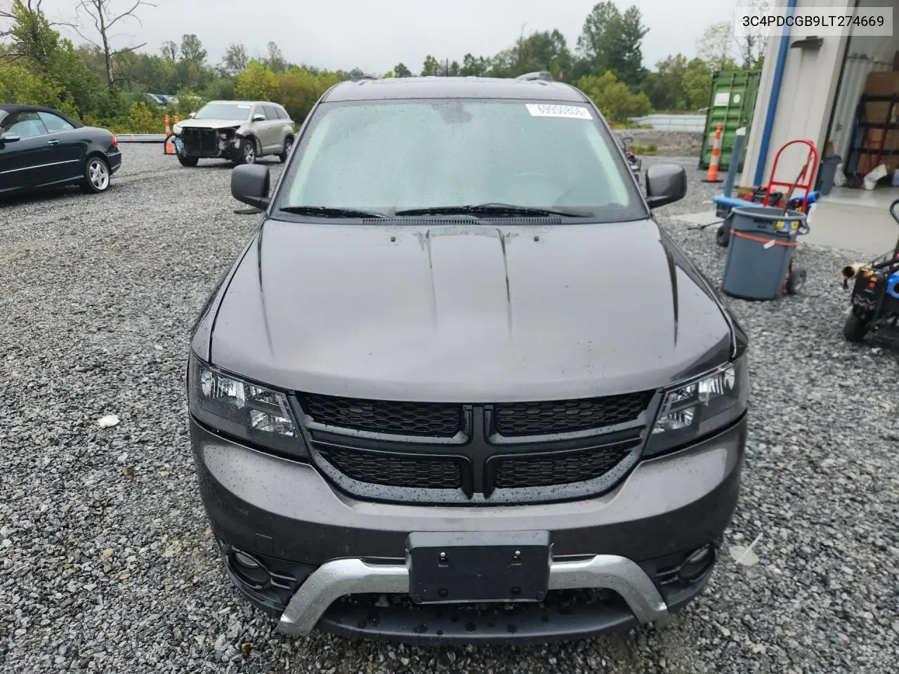 2020 DODGE JOURNEY VIN 3C4PDCGB9LT274669 — фото 5