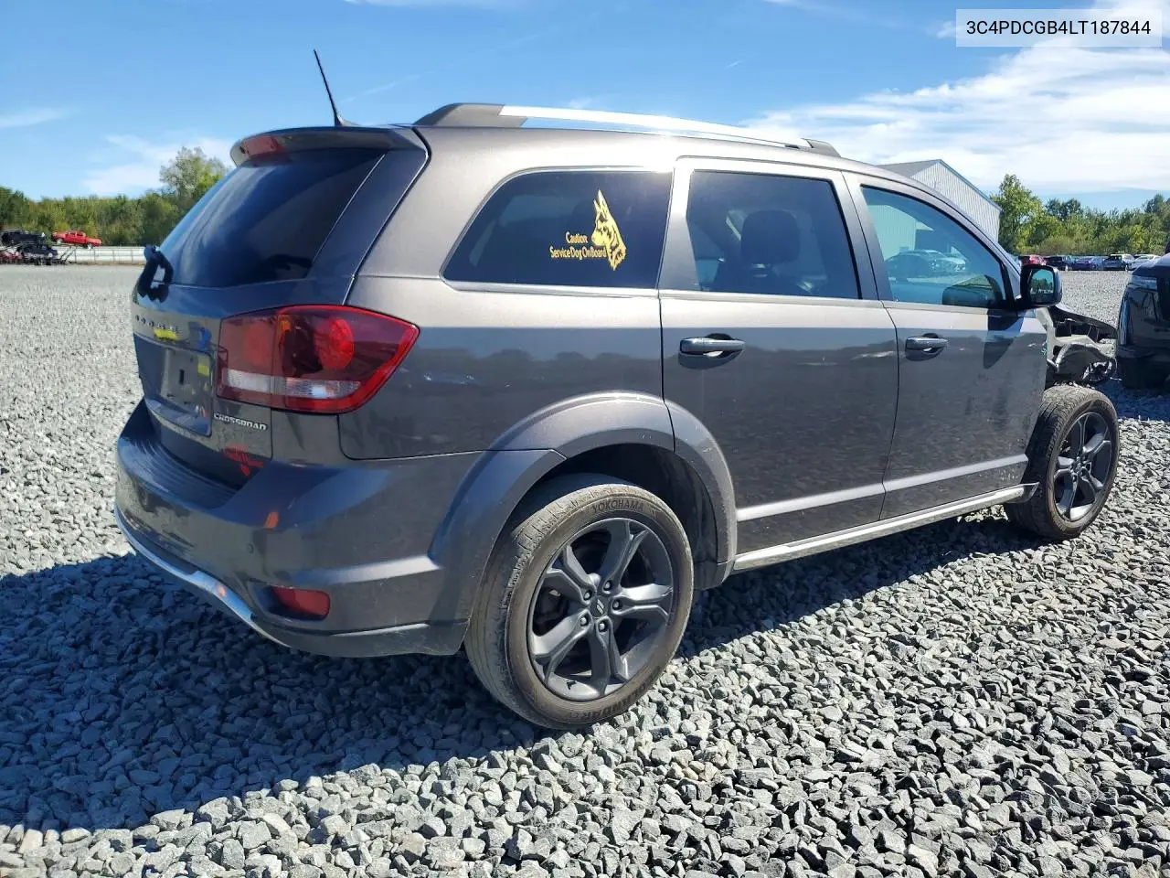 2020 DODGE JOURNEY VIN 3C4PDCGB4LT187844 — фото 3