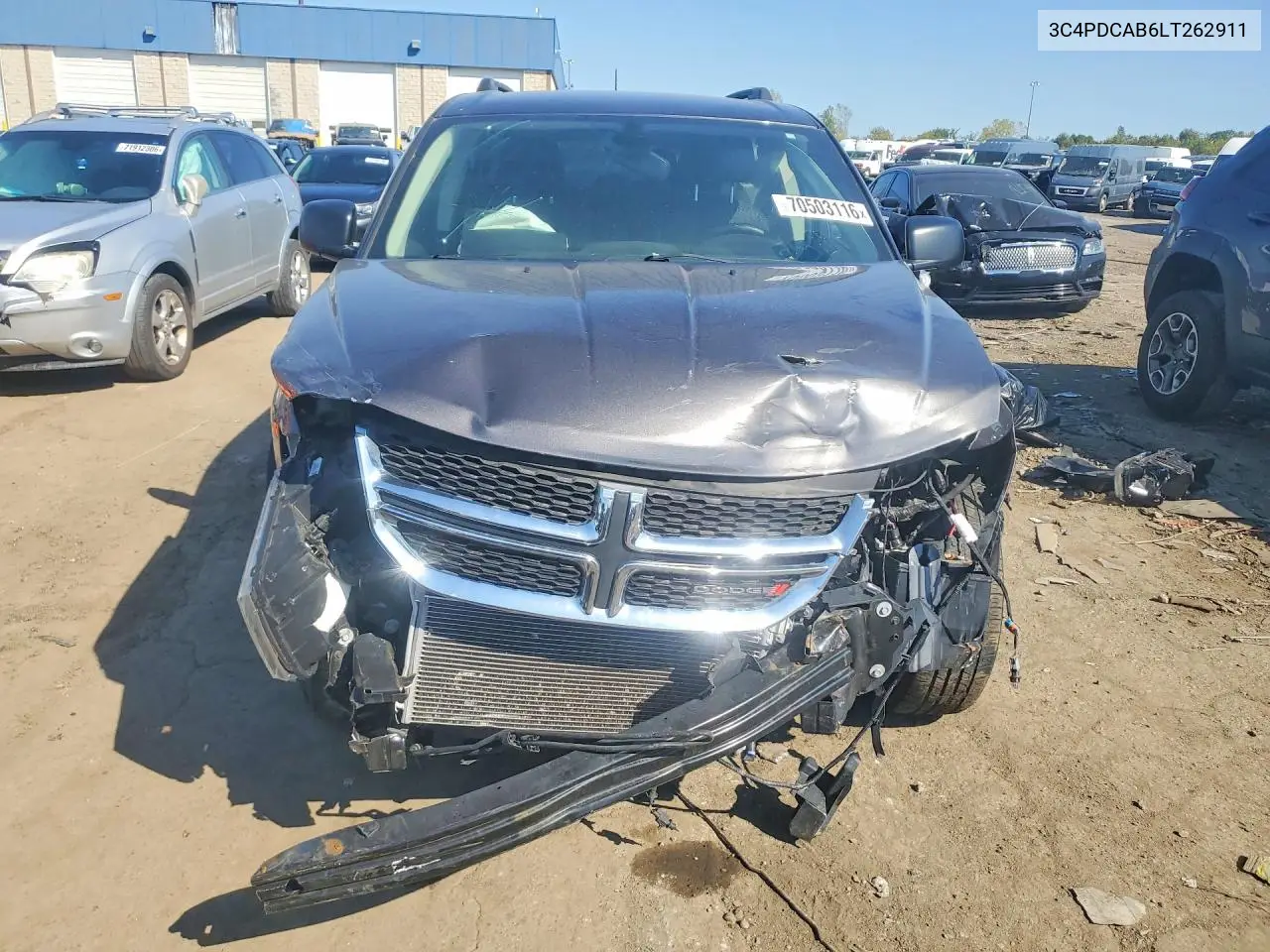 2020 DODGE JOURNEY VIN 3C4PDCAB6LT262911 — фото 5