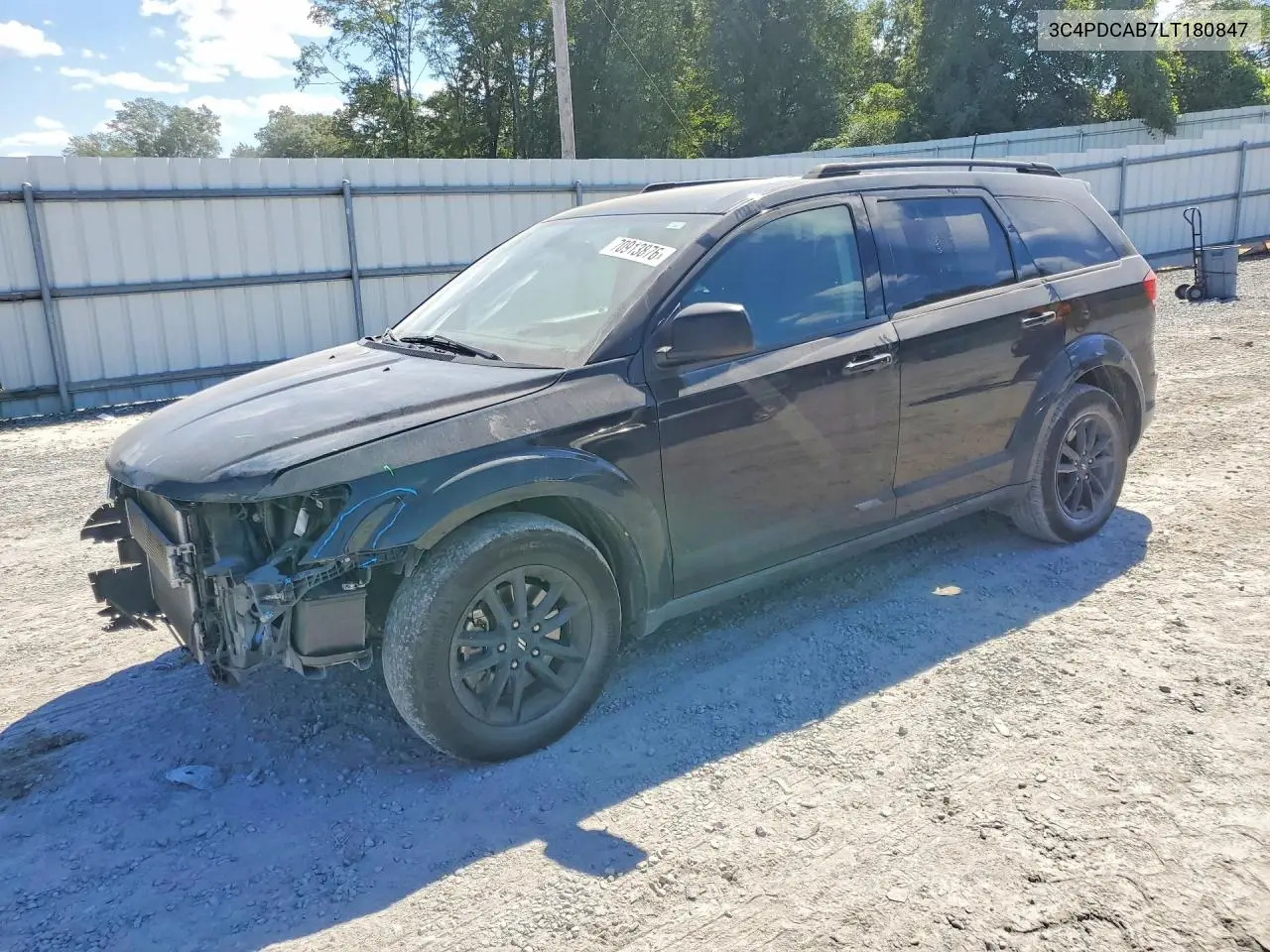DODGE JOURNEY 2020, VIN 3C4PDCAB7LT180847